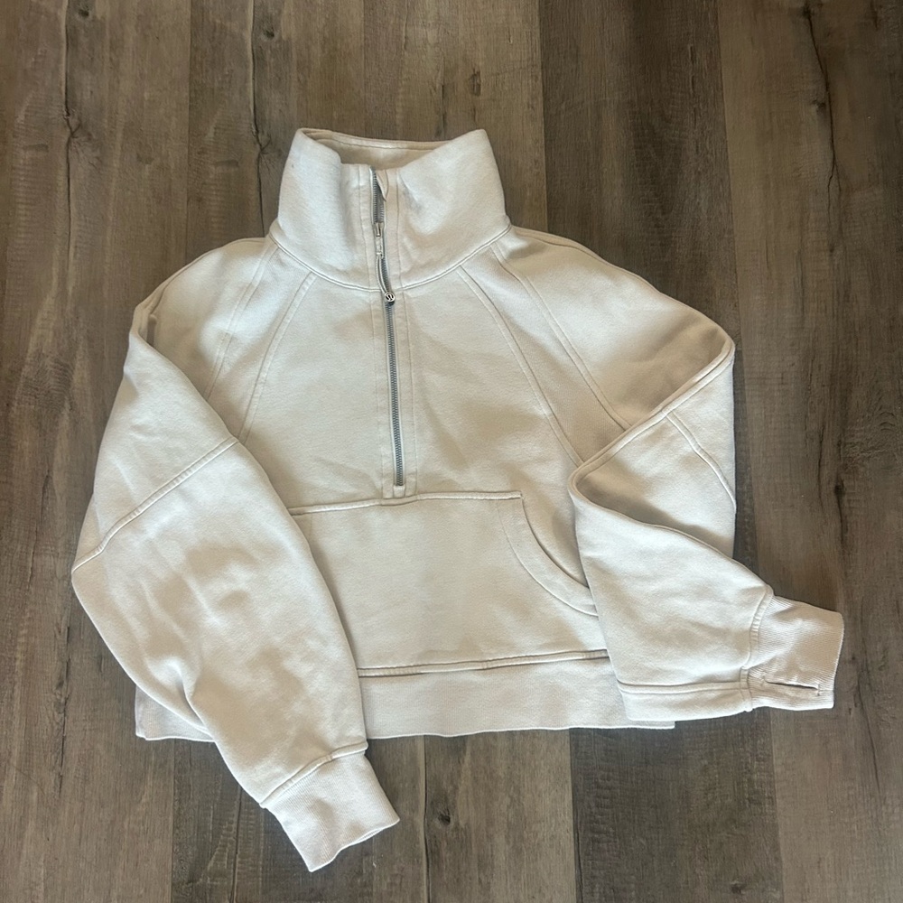 Lululemon Cropped Scuba Pullover